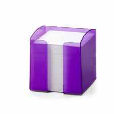 DURABLE Trend Pojemnik z 800 karteczkami purpurowy przezroczysty