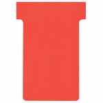 NOBO Karteczki T-Card czerwone rozmiar 2