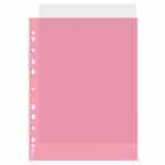 ESSELTE Koszulki krystaliczne A4 55 mic. czerwone 10 szt.