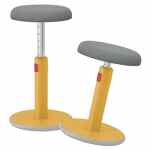 LEITZ Cosy Ergo Ergonomiczny stołek żółty
