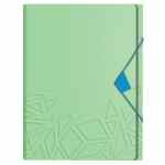 LEITZ Urban Chic Teczka poszerzana z 6 przegródkami PP na 250 kartek A4 zielona
