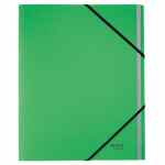 LEITZ Recycle Teczka segregująca z gumką 12 przekładek z kartonu neutralna pod względem emisji CO2 zielona