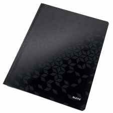 LEITZ Wow Skoroszyt kartonowy czarny