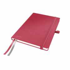 LEITZ Complete Notatnik A5 czerwony z twardą okładką w kratkę