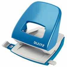 LEITZ New NeXXt Dziurkacz duży metalowy do 30 kartek jasnoniebieski + PROMOCJA