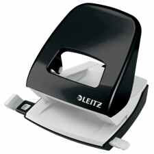 LEITZ Wow NeXXt Dziurkacz duży metalowy do 30 kartek czarny + PROMOCJA