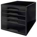 LEITZ Dual Black Pojemnik z 5 szufladami czarny