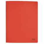 LEITZ Recycle Skoroszyt kartonowy A4 z płaskim metalowym mechanizmem neutralny pod względem emisji CO2 czerwony