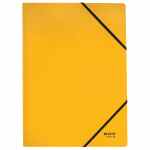 LEITZ Recycle Teczka kartonowa z gumką na rogach neutralna pod względem emisji CO2 żółta
