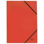 LEITZ Recycle Teczka kartonowa z gumką na rogach neutralna pod względem emisji CO2 czerwona