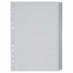 LEITZ Przekładki z indeksami PP ekstraszerokie A4 z możliwością opisu