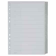LEITZ Przekładki z indeksami PP ekstraszerokie A4 z możliwością opisu