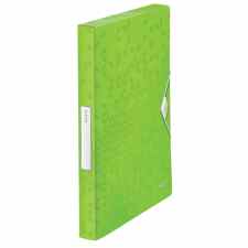 LEITZ Wow Teczka z gumką 30mm zielona