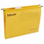 ESSELTE Classic Wzmacniana teczka zawieszana A4 żółta 25szt.