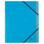 LEITZ Recycle Teczka segregująca z gumką 12 przekładek z kartonu neutralna pod względem emisji CO2 niebieska