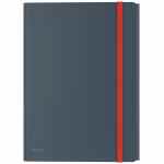 LEITZ Cosy Teczka z gumką i kieszonką PP szara