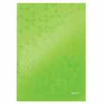 LEITZ Wow Notatnik A4 w kratkę z twardą okładką zielony