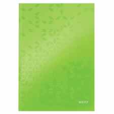 LEITZ Wow Notatnik A4 w kratkę z twardą okładką zielony