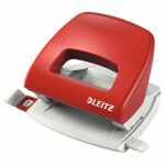 LEITZ New NeXXt Dziurkacz średni czerwony do 16 kartek + PROMOCJA