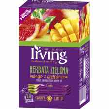 IRVING Herbata zielona mango z grejpfrutem 20 torebek