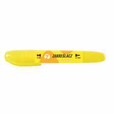 TETIS Zakreślacz premium z dwoma końcówkami żółty