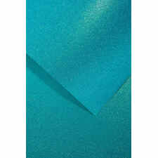 GALERIA PAPIERU Karton brokatowy A4 błękitny 5szt.