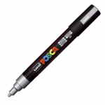UNI POSCA PC-5M Marker uniwersalny 1.8 - 2.5 mm srebrny
