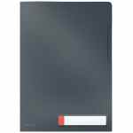 LEITZ Cosy Folder A4 z kieszonką na etykietę szary