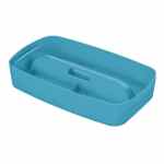 LEITZ MyBox Cosy Mały organizer do przechowywania z uchwytem niebieski