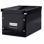LEITZ Wow Click & Store Cube Pudło do przechowywania L czarne