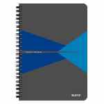 LEITZ Office Card Kołonotatnik A5 w kratkę niebieski