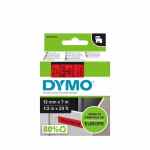 DYMO LM Taśma D1 czarny nadruk na czerwonym tle 12mm x 7m