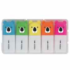 KIDEA Zakreślacze z figurką 5 kolorów