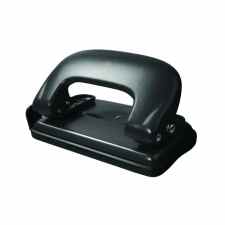 TETIS Dziurkacz metalowy czarny do 10 arkuszy