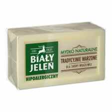 BIAŁY JELEŃ Mydło szare naturalne w kostce 150g