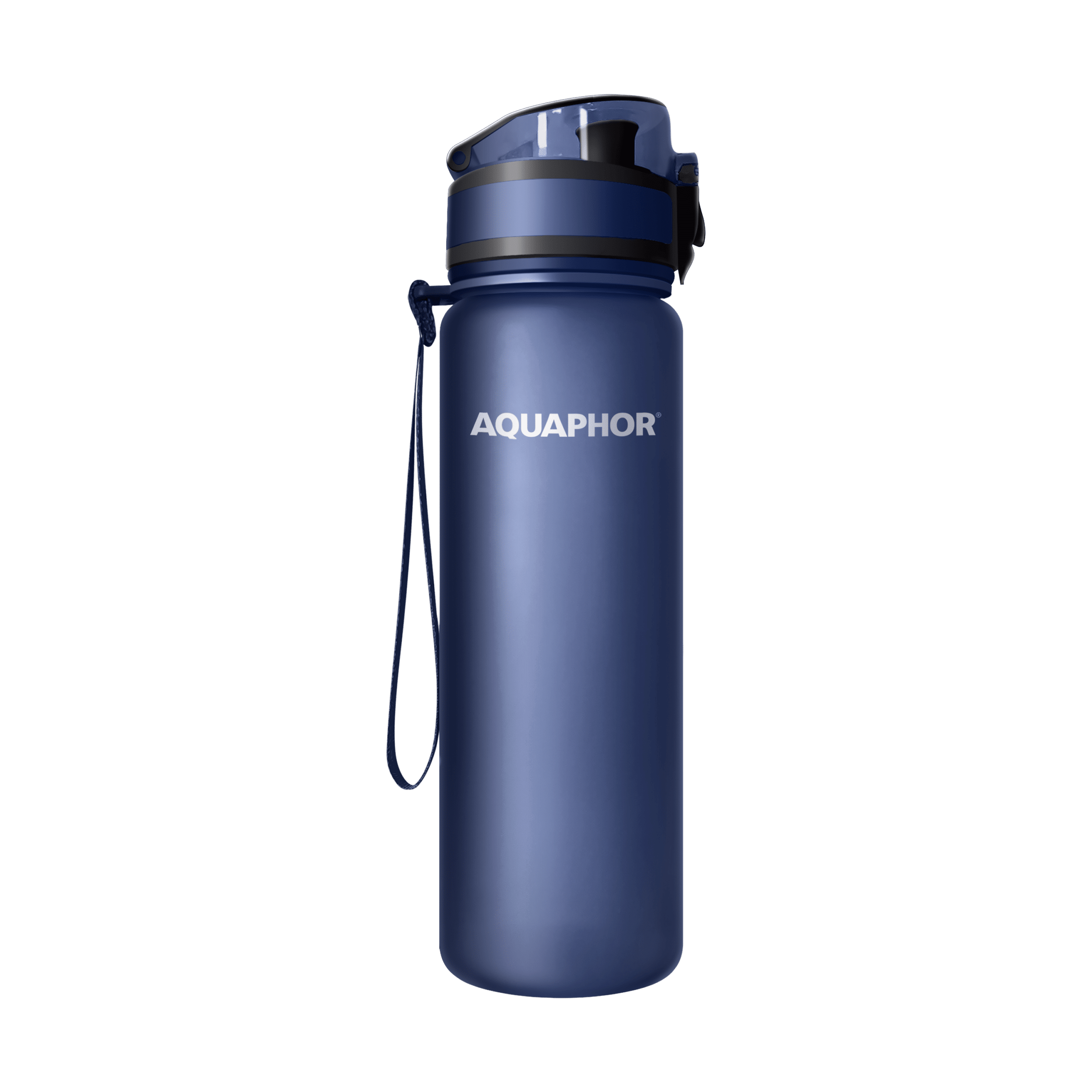 AQUAPHOR City Butelka filtrująca do wody kranowej 500 ml granatowy