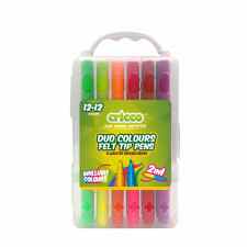 CRICCO Flamastry dwustronne 24 kolory