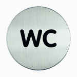 DURABLE Picto Piktogram 'WC' Ø 83 mm