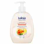 LUKSJA Creamy & Soft Kremowe mydło w płynie 500ml brzoskwinia i biała herbata