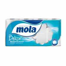 MOLA Blue Dekor Papier toaletowy dwuwarstwowy 8 rolek