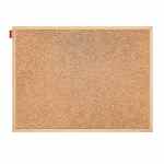 MEMOBE Tablica korkowa z drewnianą ramą 90x60cm