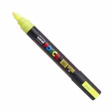 UNI POSCA PC-5M Marker uniwersalny 1.8 – 2.5 mm fluorescencyjny żółty