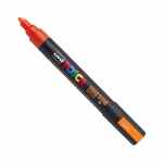 UNI POSCA PC-5M Marker uniwersalny 1.8 - 2.5 mm fluorescencyjny pomarańczowy