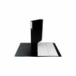 BIURFOL Teczka do akt osobowych czarna 3 cm 2 ringi