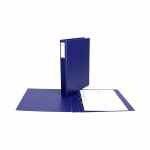 BIURFOL Segregator do akt osobowych granatowy 4 cm 2 ringi