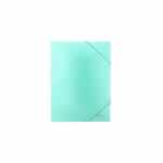 BIURFOL Teczka z gumką A4 zielona z PP