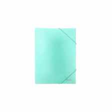 BIURFOL Teczka z gumką A4 zielona z PP