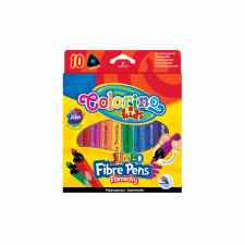 COLORINO Trójkątne flamastry jumbo 10 kolorów