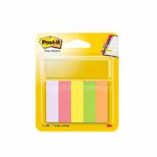 POST-IT® Znaczniki papierowe 15 x 50 mm 5 kolorów neonowych po 100 karteczek