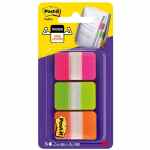 POST-IT® Zakładki indeksujące do archiwizacji 38 x 25,4 mm 3 kolory po 22 karteczek